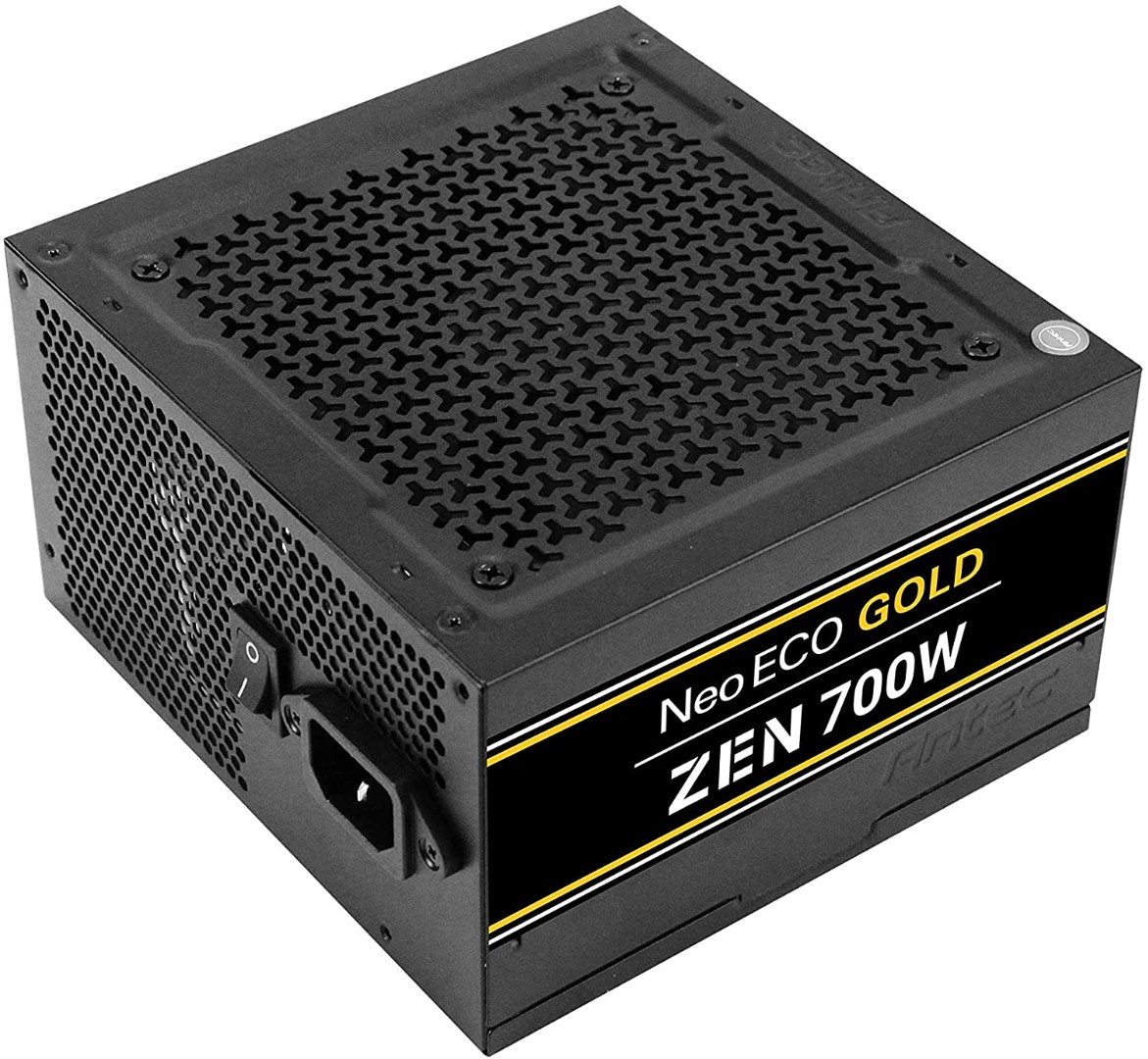 Antec NeoECO Gold Zen Series NE700G Zen 700W ATX12V 2.4 80 Plus Gold Certified Non-Modular Active PFC