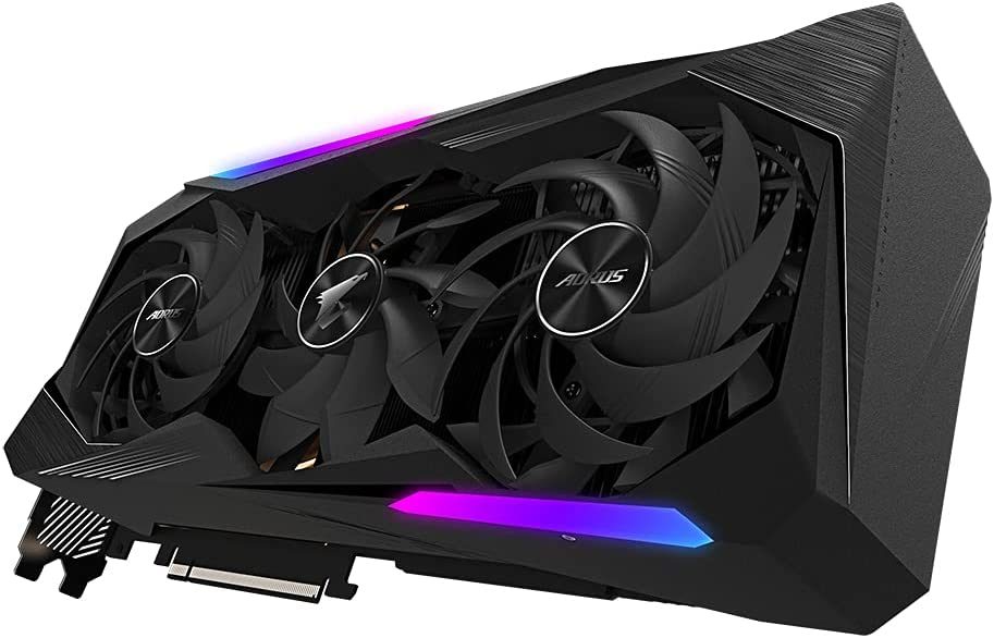 Alternative view of Gigabyte AORUS RTX 3070 Ti MASTER 8GB GDDR6X