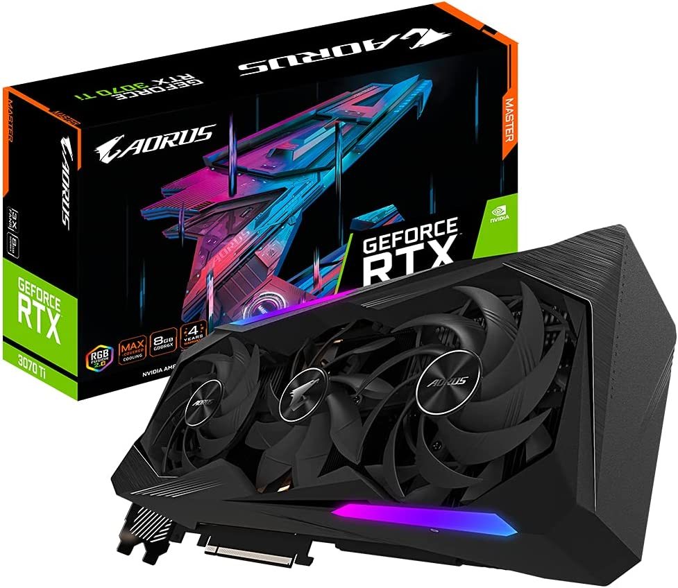 Gigabyte AORUS RTX 3070 Ti MASTER 8GB GDDR6X