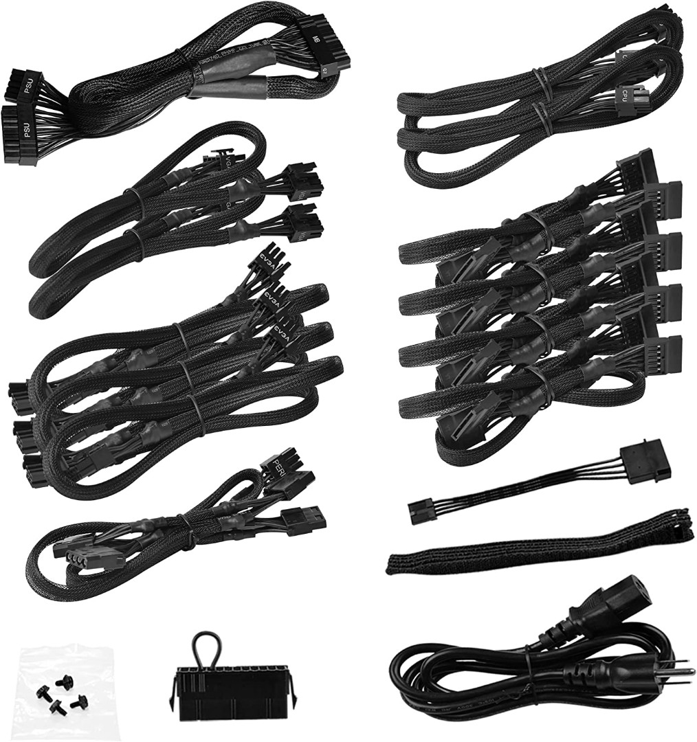 EVGA Supernova 1000 G7, 80 Plus Gold 1000W, Fully Modular, Eco Mode with FDB Fan, 10 Year Warranty, Includes Power ON Self Tester, Compact 130mm Size - Image 3