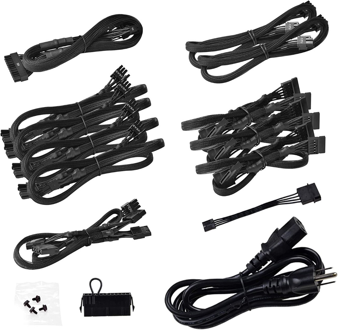 EVGA SuperNOVA 1000 G5, 80 Plus Gold 1000W, Fully Modular, ECO Mode with Fdb Fan, 10 Year Warranty, Compact 150mm Size - Image 3