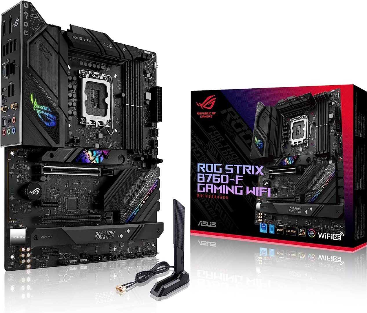 Alternative view of ASUS ROG Strix B760-F Gaming WiFi