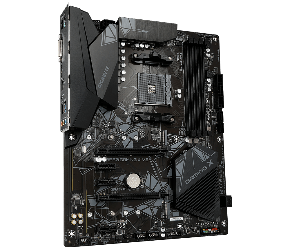 Alternative view of Gigabyte B550 GAMMINGX V2