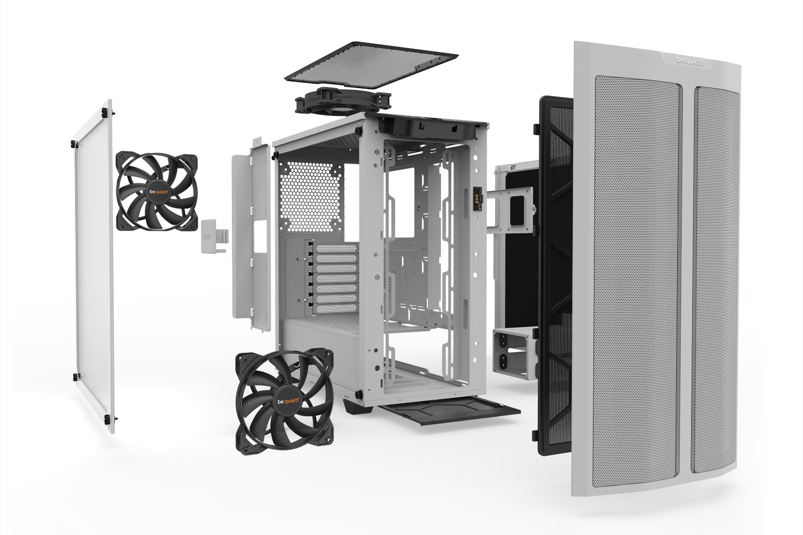 Be Quiet Chassis Pure Base 500Dx White - Image 4