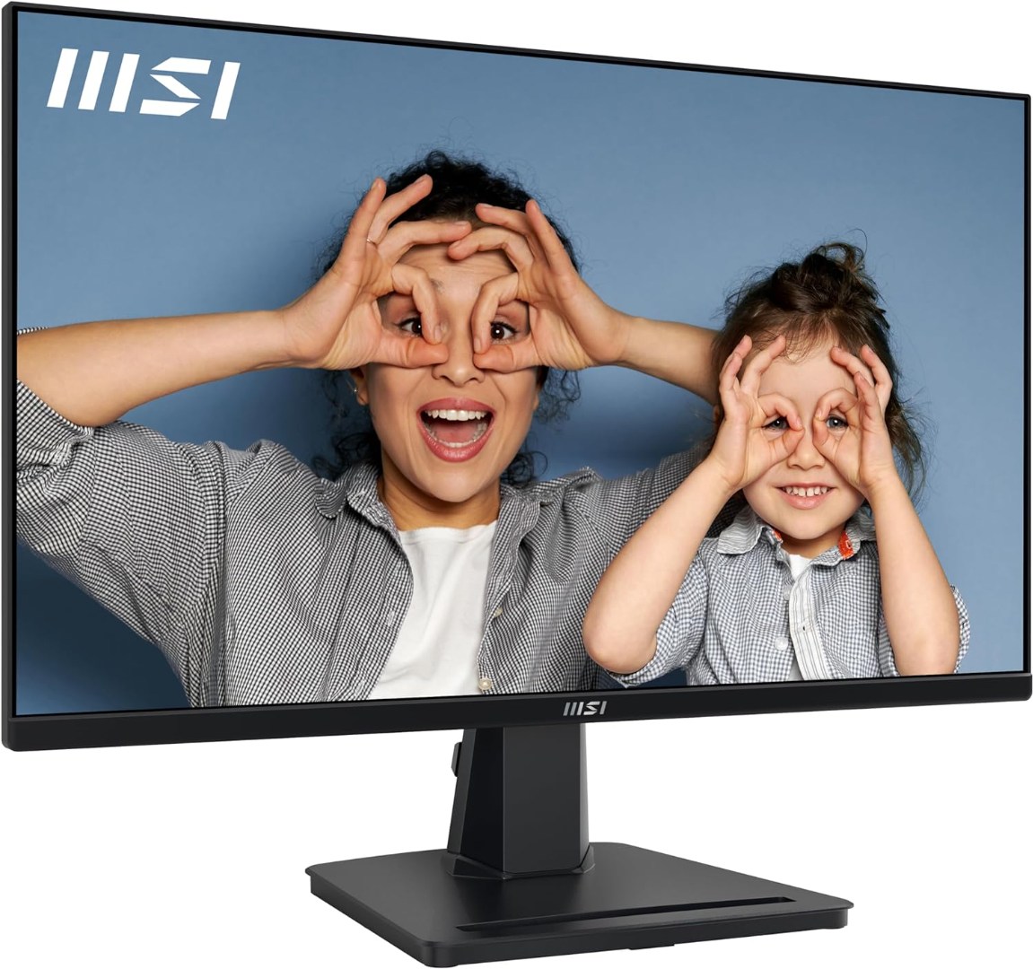Alternative view of MSI Pro MP251 24.5" IPS 1920 x 1080 (FHD), 100Hz, Adaptive Sync, HDMI, VGA Port, VESA Mount, Tilt, Speaker, 1 ms, Black