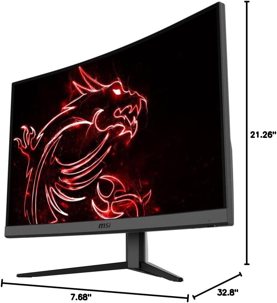 MSI Optix G32CQ4 E2 QHD 1500R Curvature 16:9 Aspect Ratio Non-Glare Super Narrow Bezel 1ms 2560 x 1440 170Hz - Image 8