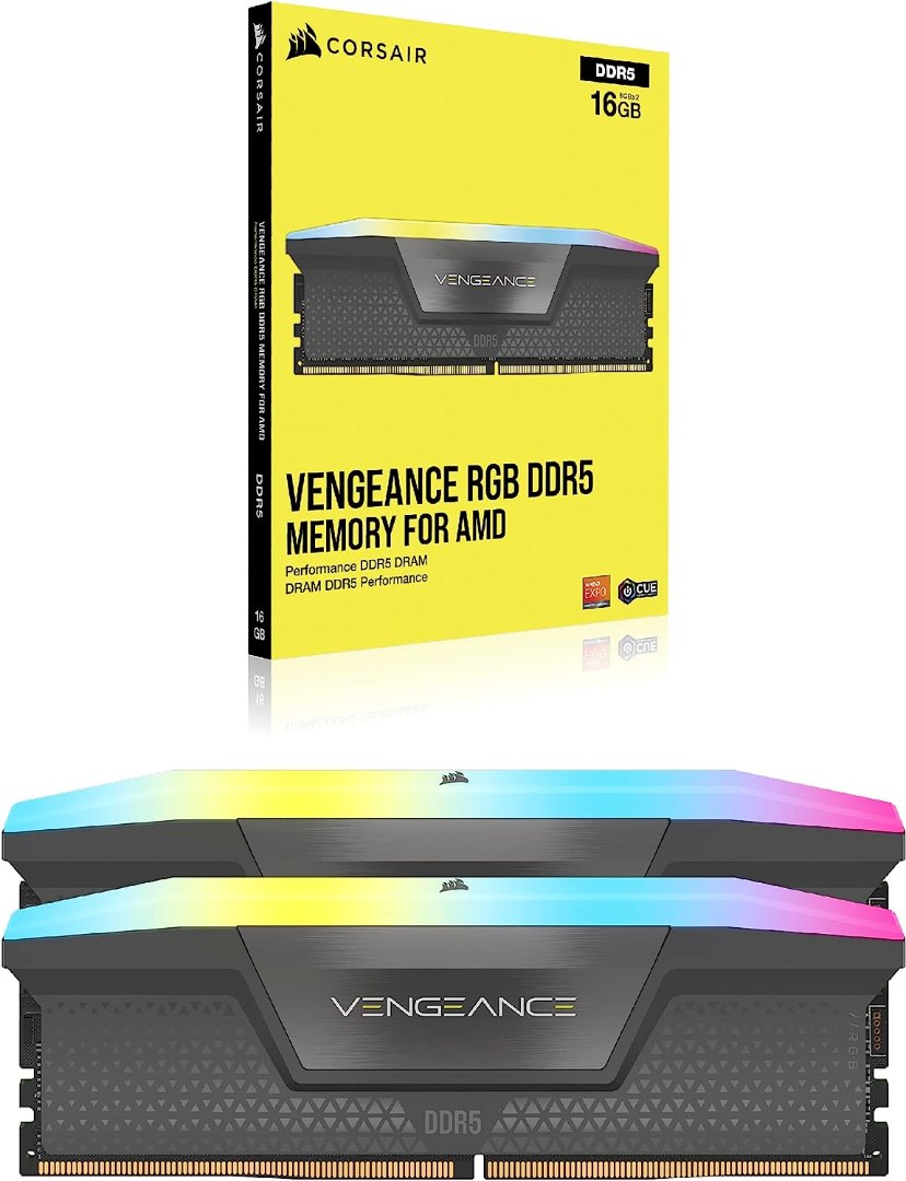 Corsair VENGEANCE RGB 64GB (2x32GB) DDR5 6600MT/s CL32
