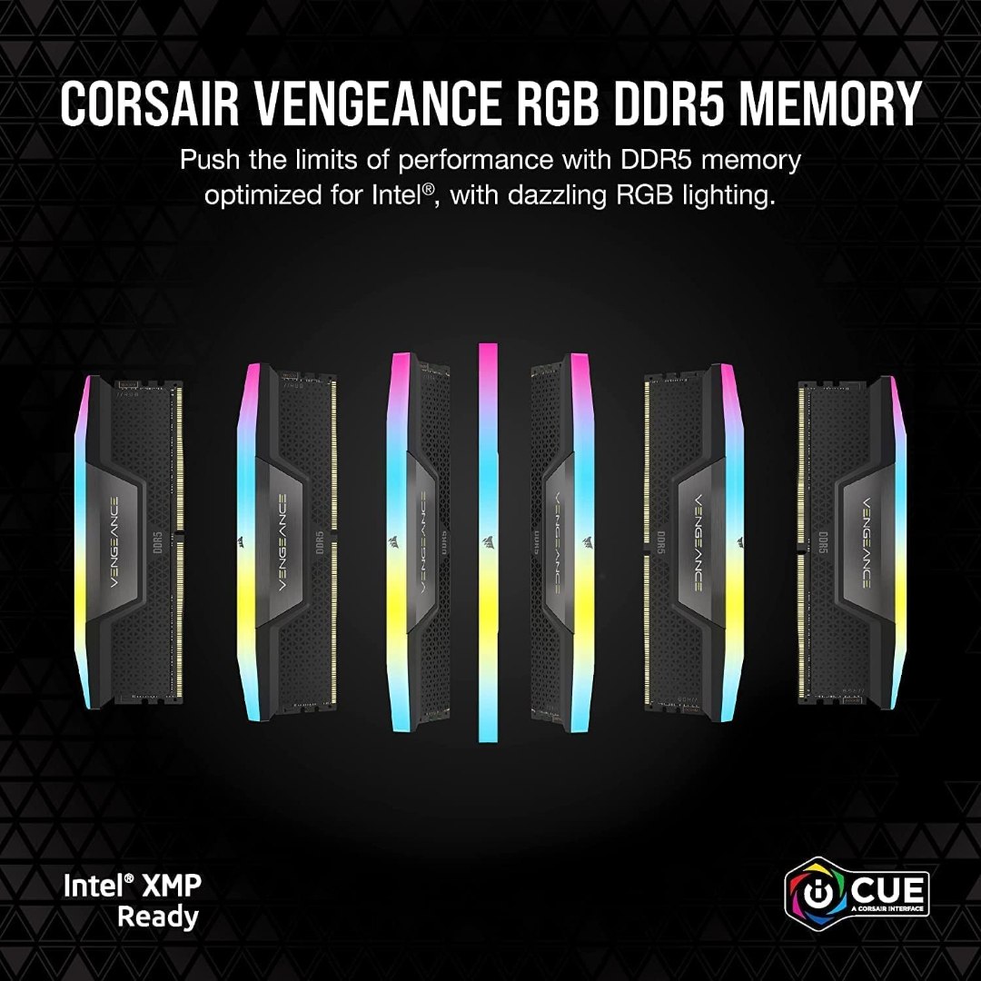 Corsair VENGEANCE RGB DDR5 RAM 32GB (2x16GB) 6000MHz CL36 - Image 6