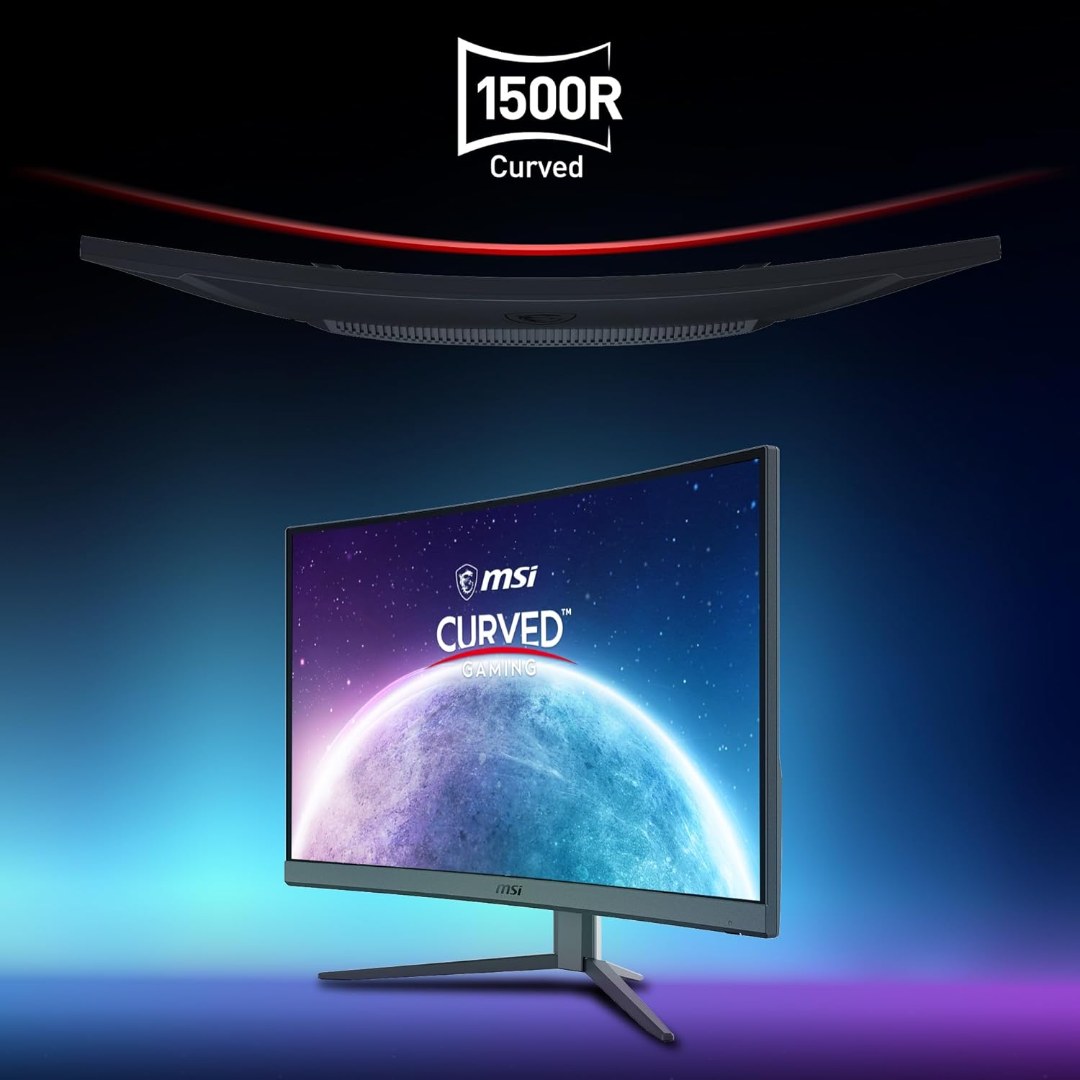 Alternative view of MSI Optix G32CQ4 E2 QHD 1500R Curvature 16:9 Aspect Ratio Non-Glare Super Narrow Bezel 1ms 2560 x 1440 170Hz