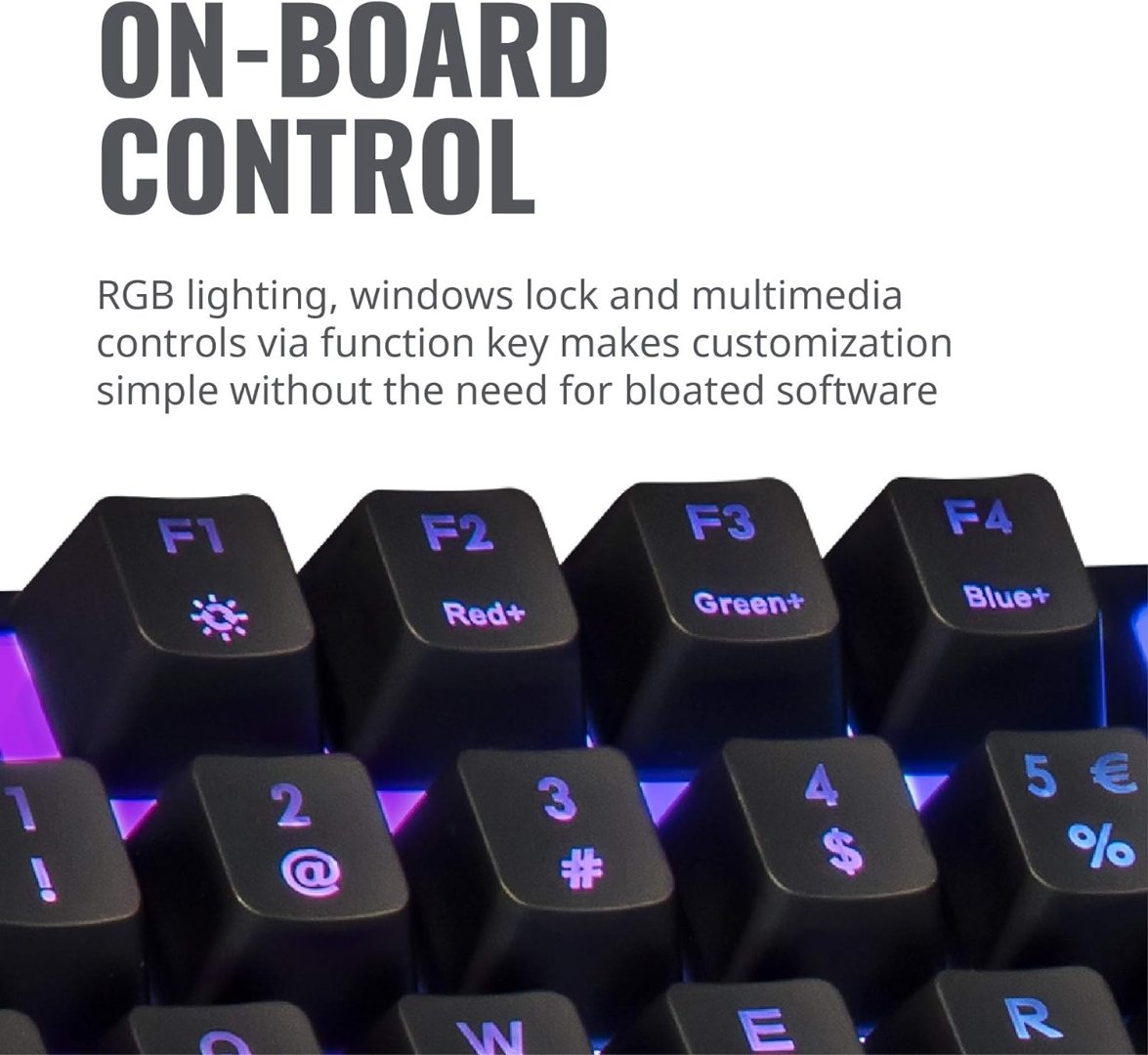 Alternative view of Cooler Master MS111 Combo Bundle with Mechanical Gaming Keyboard and Omron 10M Mouse DPI 3500 with Optical Sensor