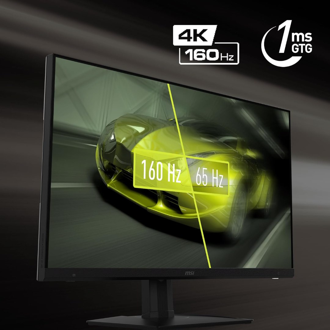 Alternative view of MSI MAG323UPF, 32" 3840 x 2160 (UHD), 4K Rapid IPS Gaming Monitor, 1 ms, 160Hz