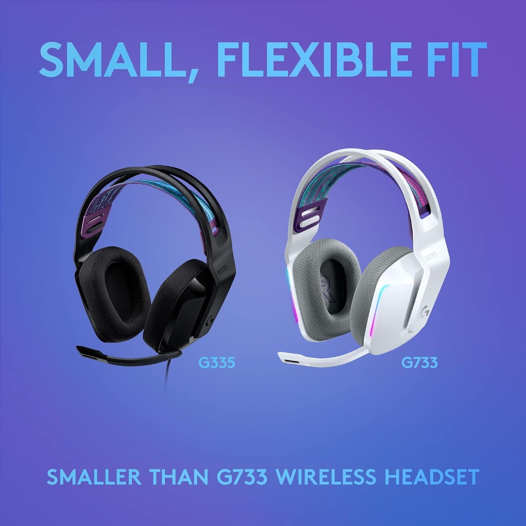 Alternative view of Logitech G335 White Wired Gaming Headset