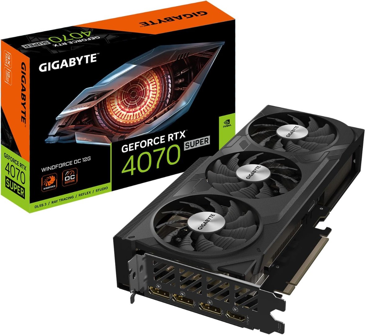 GIGABYTE GeForce RTX 4070 Super WINDFORCE OC 12G