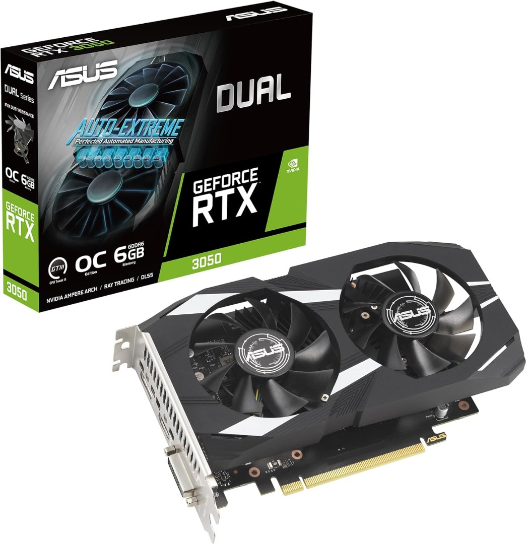 ASUS Dual RTX 3050 6GB GDDR6