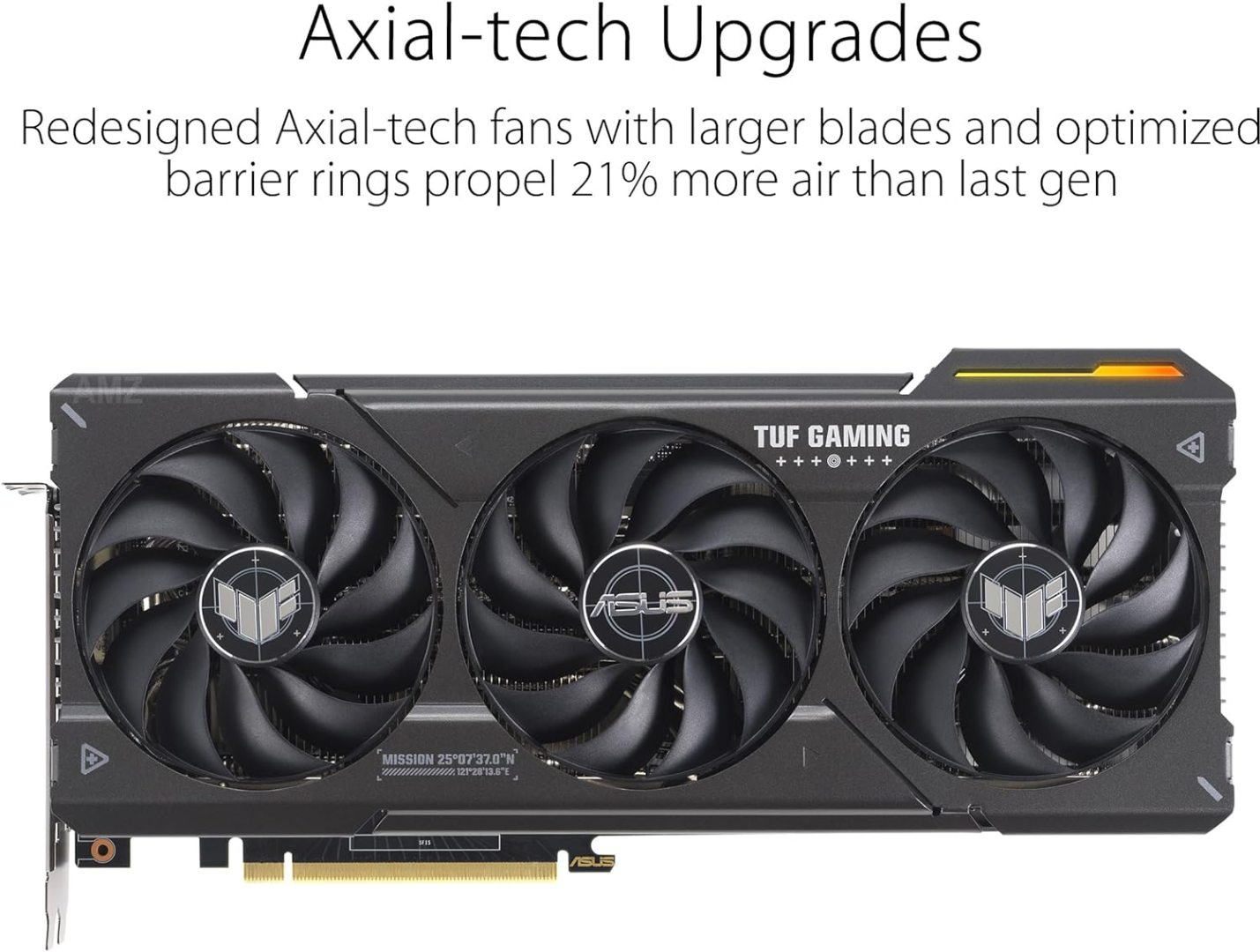 Alternative view of ASUS TUF Gaming GeForce RTX 4070 Super OC Edition Gaming