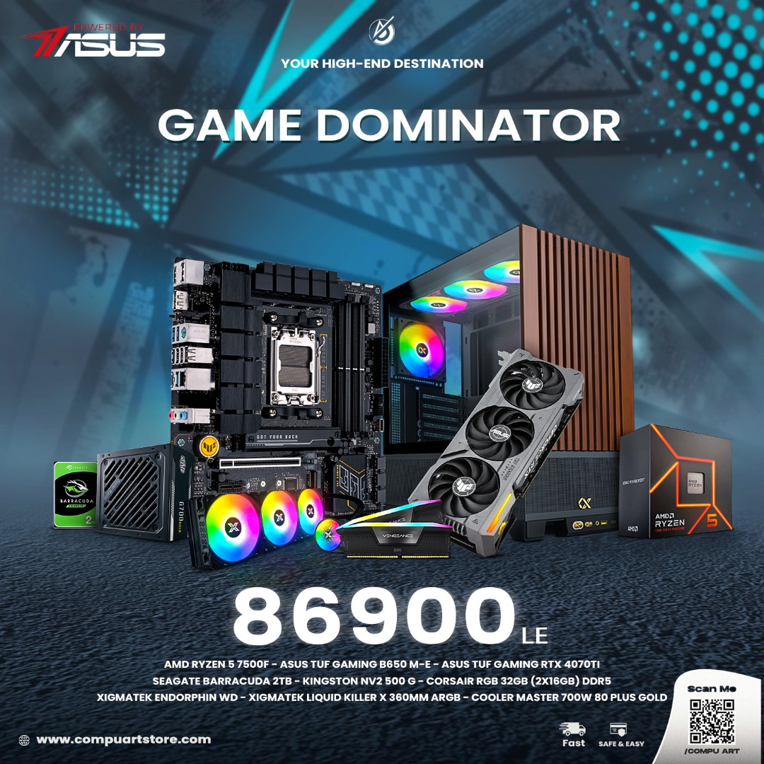 Game Like a Pro with Asus 7500F & 4070 TI