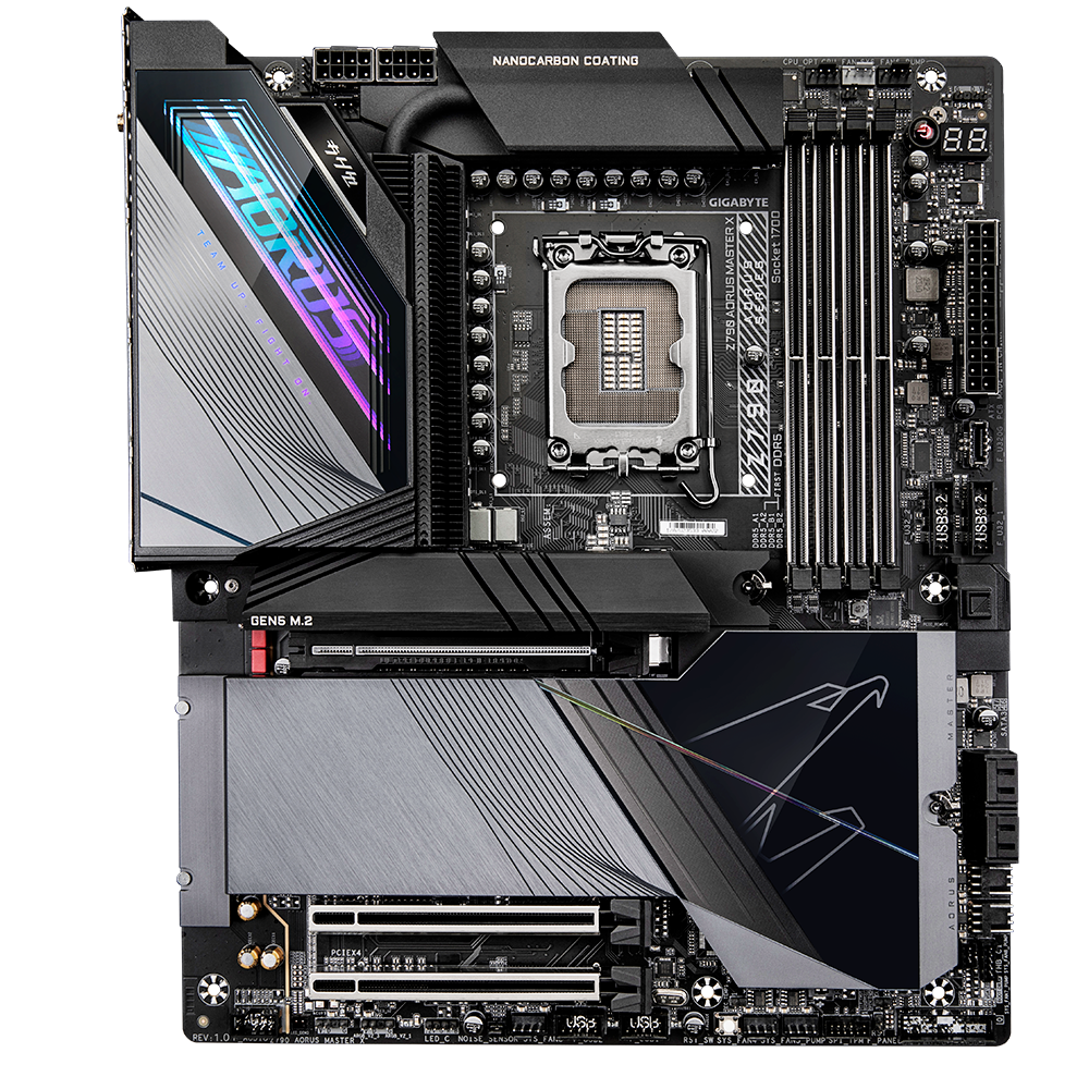 Alternative view of GIGABYTE Z790 AORUS MASTER X