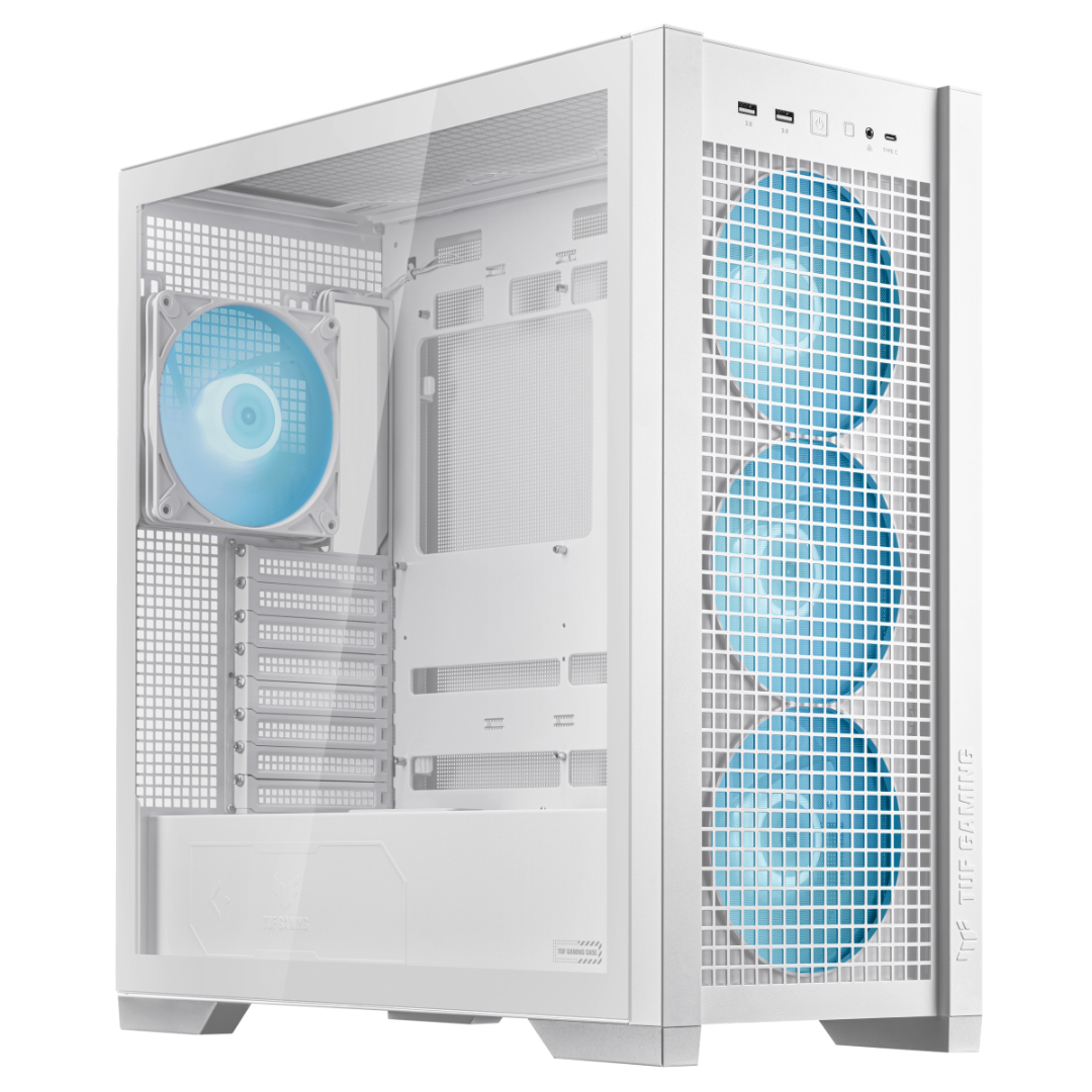 Alternative view of Asus TUF GAMING GT302 TG ARGB WHITE