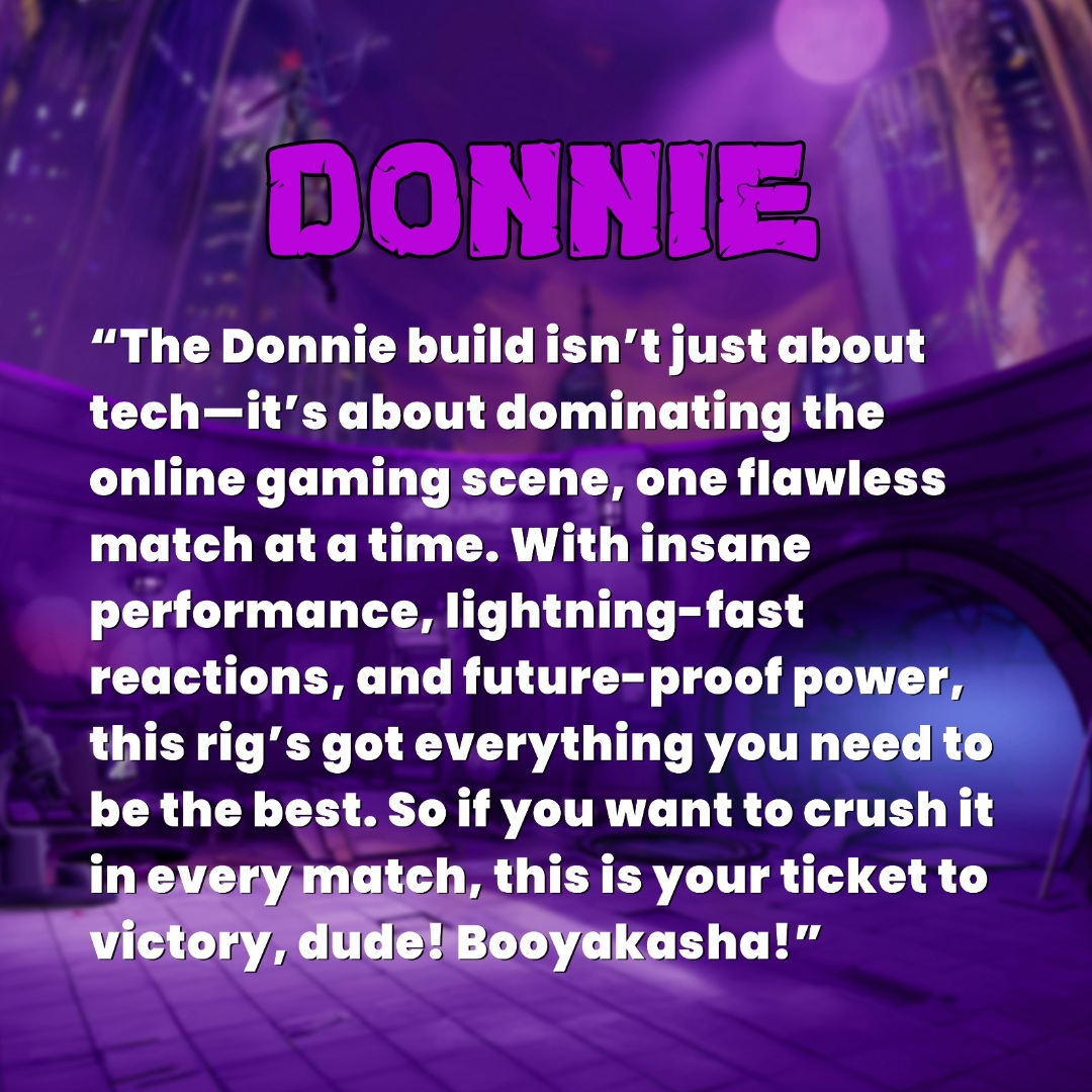 Alternative view of Donnie Build With ASUS XG27ACS  Bundle